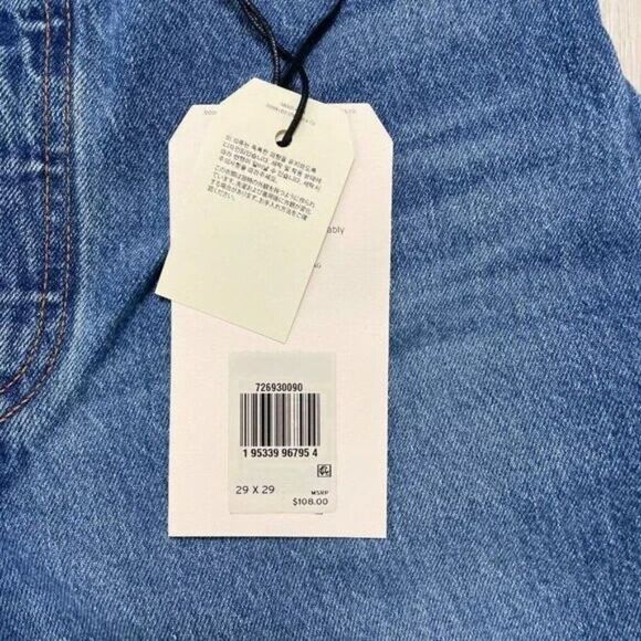 Levis Ribcage Straight Ankle Jeans Womens 29x29 Medium Wash 726930090 - Picture 6 of 6